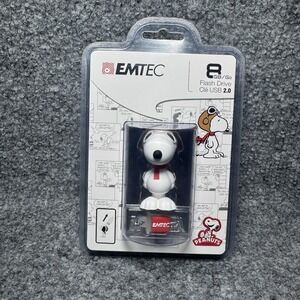 2014 Snoopy as The Red Baron Emtec Peanuts 8GB Flash Drive NEW SEALED